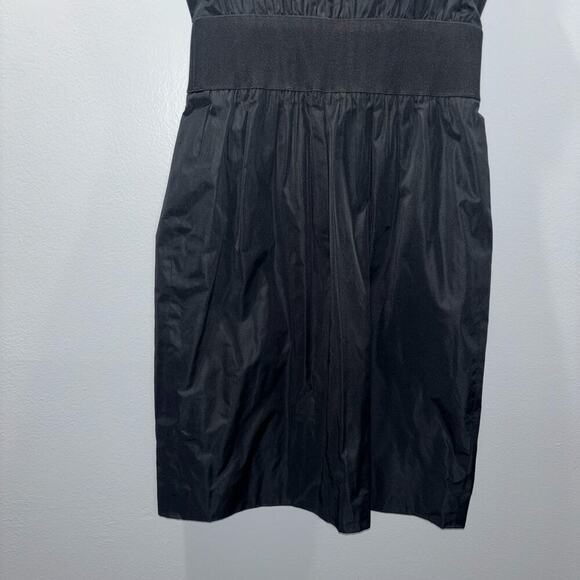 Yigal Azrouël New York Black Gathered Waist Dress – Size 4 - Picture 7 of 11